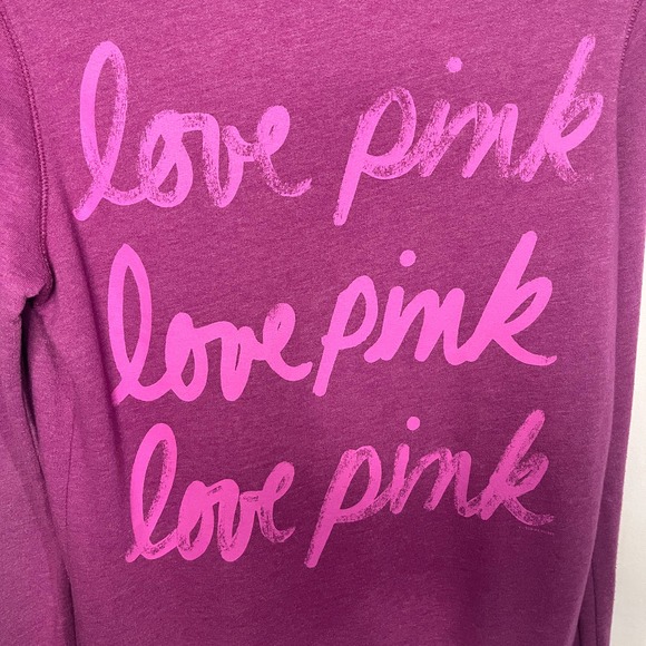 Victoria's Secret Pink quarter zip sweatshirt, size: XS oversized - Picture 6 of 6